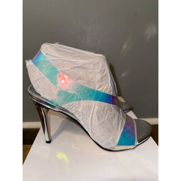 Nine West Ilene Almond Toe Dress Sandals Size 7.5 - Picture 8 of 14